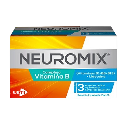 NEUROMIX (COMPLEJO B)  X 3 AMPOLLAS (LETI)