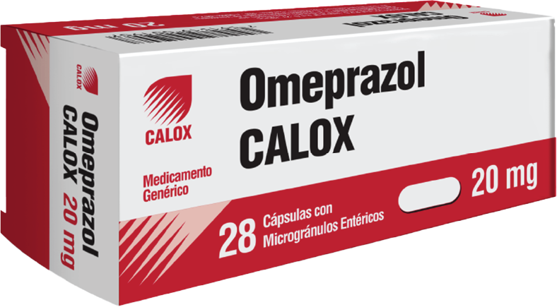 OMEPRAZOL  20MG X 28 CAPSULAS (CALOX)