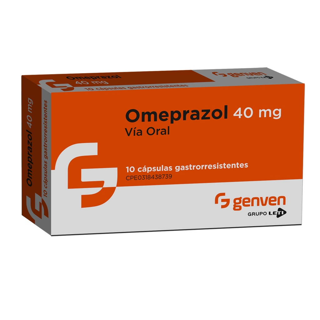 OMEPRAZOL  40MG X 10 CAPSULAS (GENVEN)