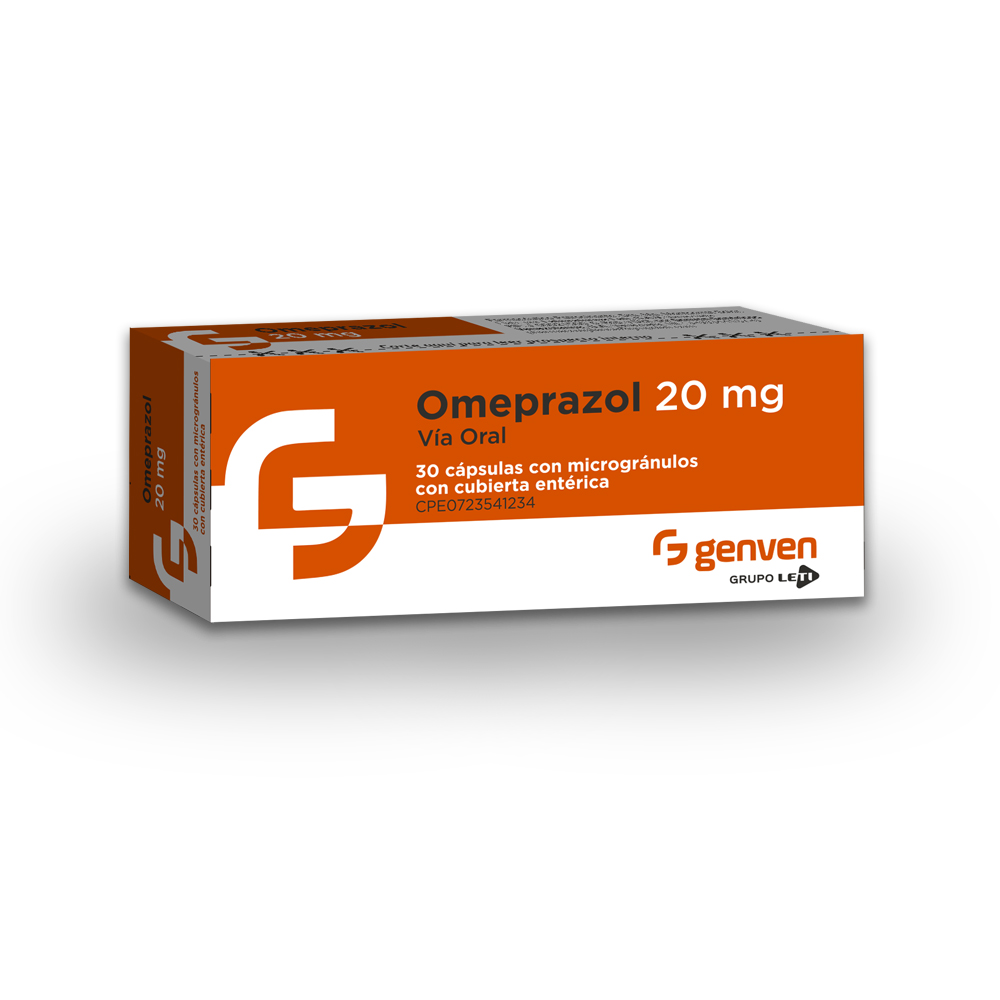 OMEPRAZOL 20 MG X 30 CAPSULAS (GENVEN)