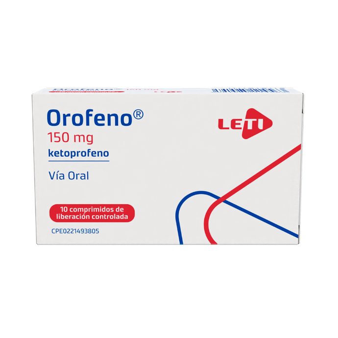 OROFENO (KETOPROFENO) 150MG X 10 COMPRIMIDOS (LETI)