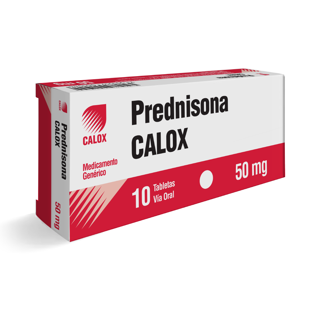 PREDNISONA 50MG X 10 TABLETAS (CALOX)