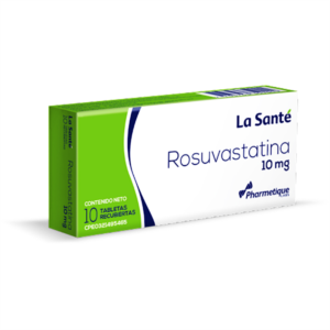 ROSUVASTATINA  10MG X 10 TABLETAS (LA SANTE)