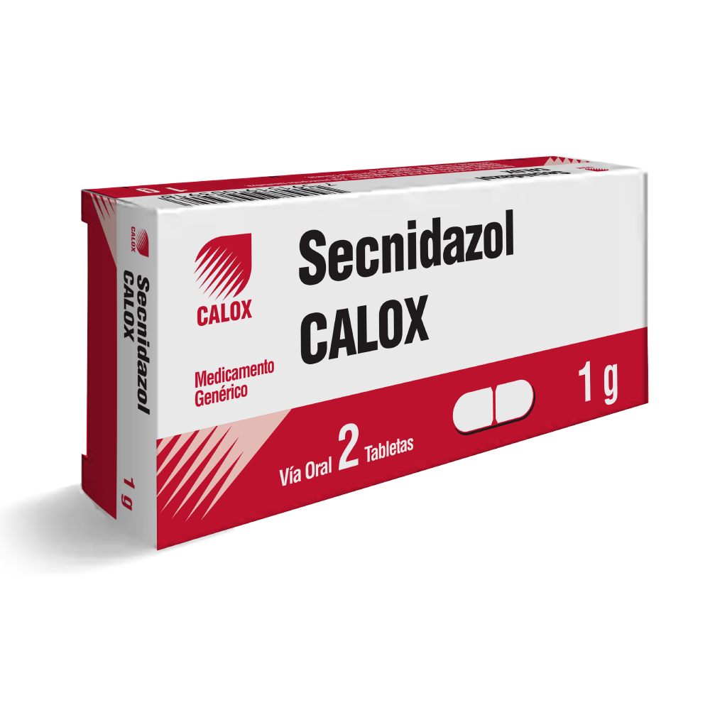 SECNIDAZOL  1GR X 2 TABLETAS (CALOX)