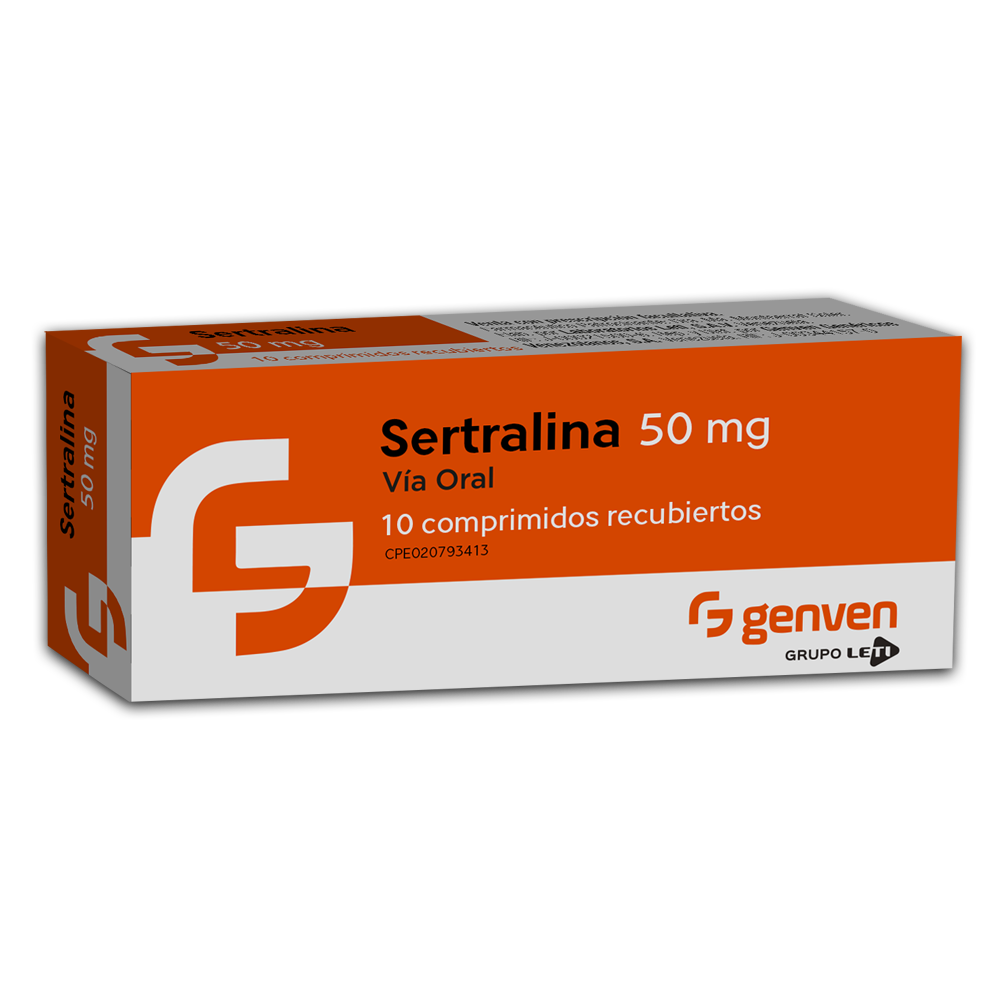 SERTRALINA  50MG X 10 COMPRIMIDOS (GENVEN)