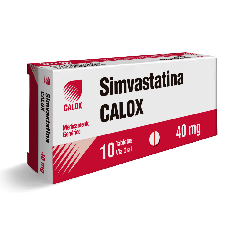 SIMVASTATINA  40MG X 10 TABLETAS (CALOX)