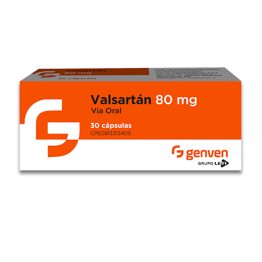 VALSARTAN 80MG X 30 CAPSULAS (GENVEN)