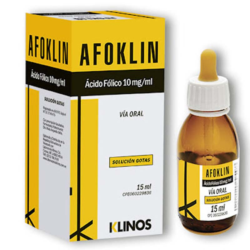 ÁCIDO FÓLICO GOTAS  10MG/ML X 15ML (MEGALABS)