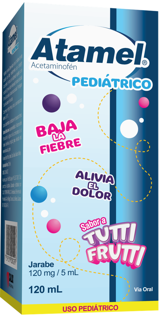 ATAMEL JARABE 120 MG/5ML X 120 ML (CALOX)