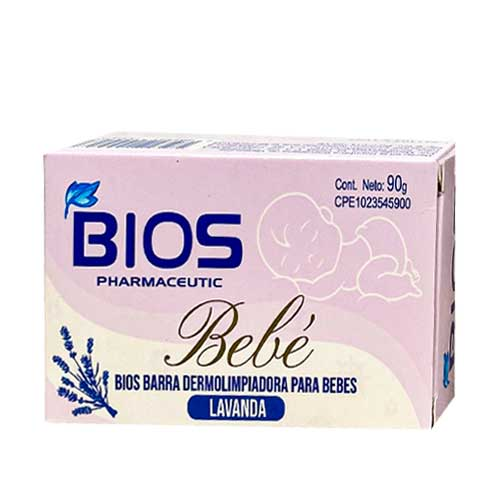 BARRA DERMOLIMPIADORA BABY LAVANDA X 90 GR (BIOS)
