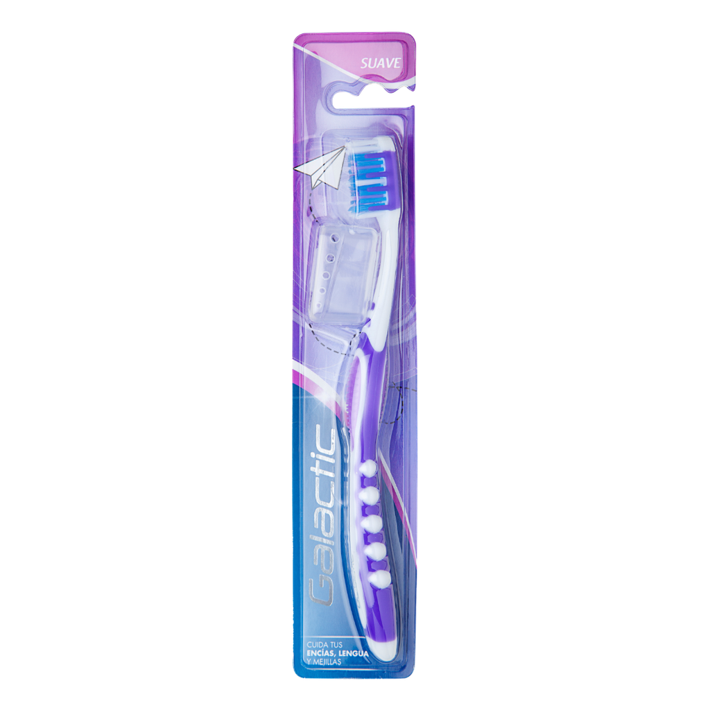 CEPILLO DENTAL EPIC TAPA MEDIA X 1 UNIDAD (GALACTIC)