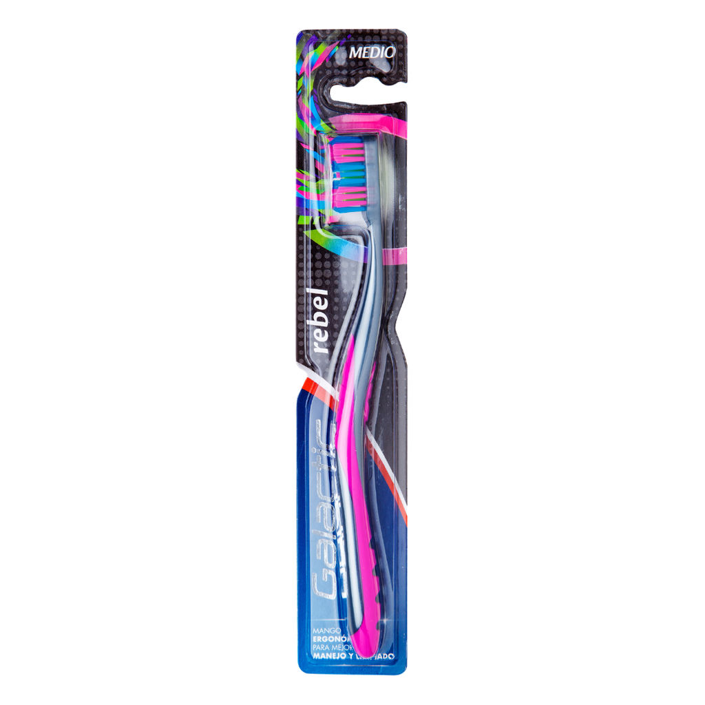 CEPILLO DENTAL REBEL MEDIO X 1 UNIDAD (GALACTIC)