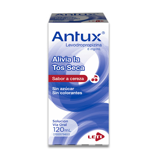 ANTUX (LEVODROPROPIZINA) 6MG/ML SOLUCIÓN ORAL X 120 ML