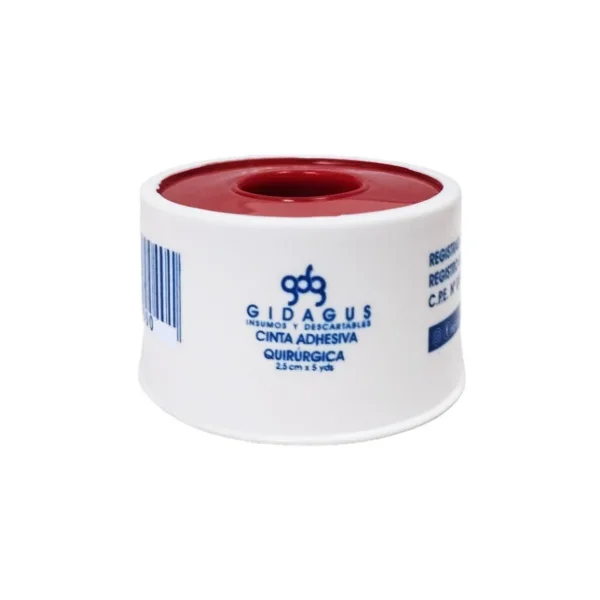 ADHESIVO QUIRURGICO BLANCO  X 1 UNIDAD DE 1.2CM-5MT (GDG)