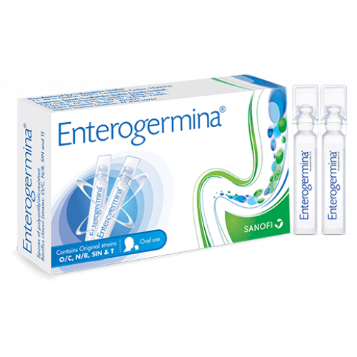 ENTEROGERMINA (BACILLUS CLAUSII) 2 BILLONES-5ML X 10 FRASCOS (CALOX)