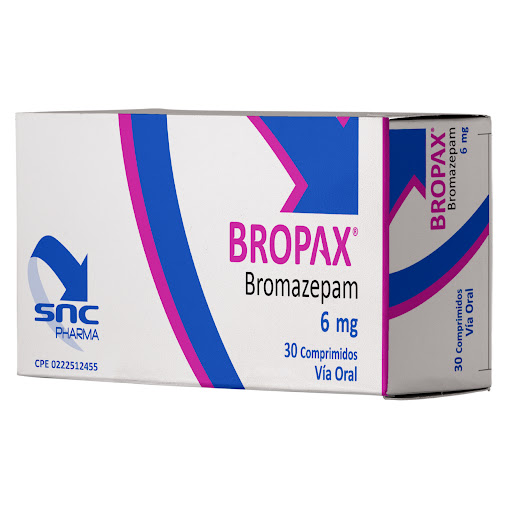 BROPAX (BROMAZEPAM) 6MG X 30 COMPRIMIDOS (SNC)