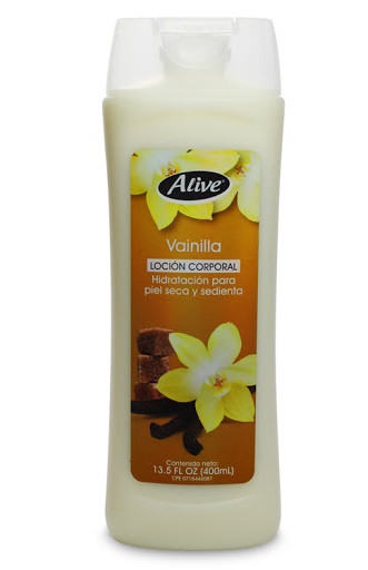LOCION CORPORAL 400 ML VAINILLA   (ALIVE)
