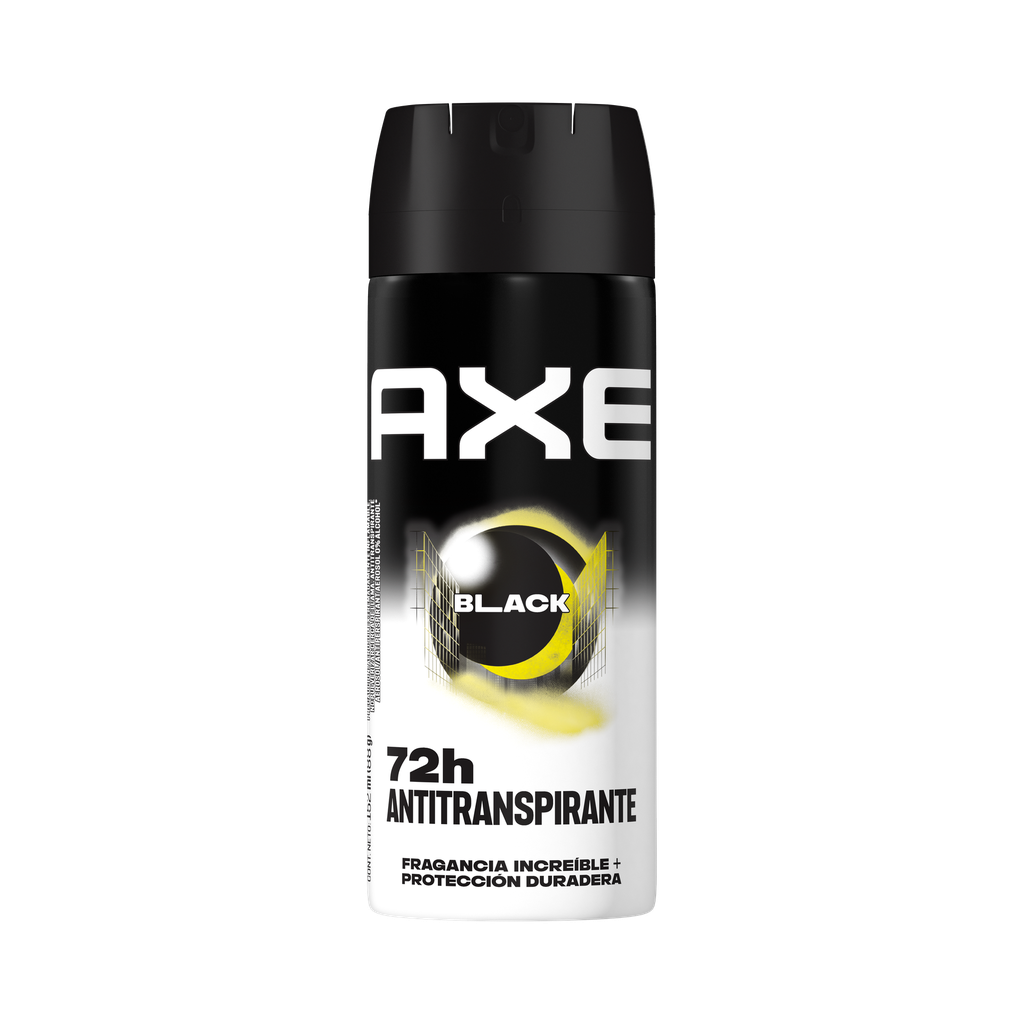72 HORAS ANTITRANSPIRANTE FRAGANCIA INCREIBLE BLACK (AXE)