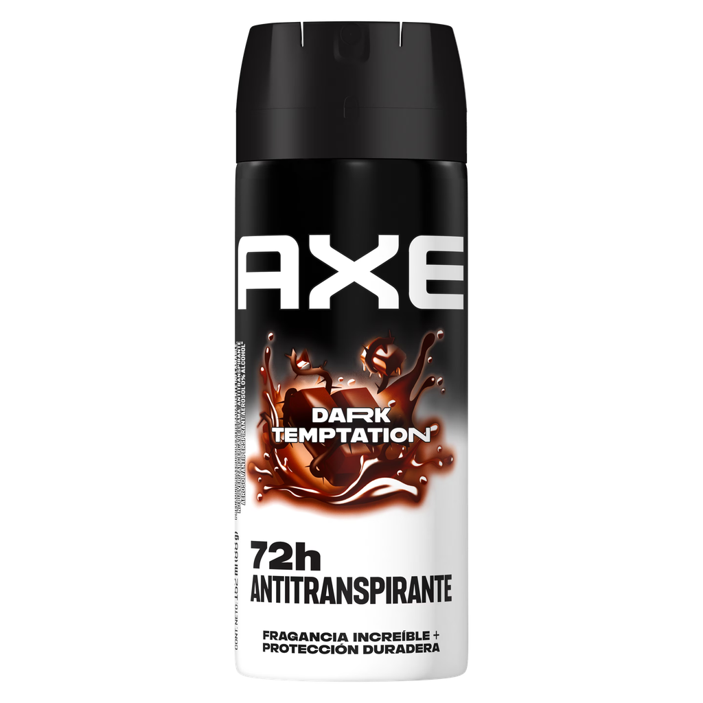72 HORAS ANTITRANSPIRANTE FRAGANCIA INCREIBLE  DARK TEMPTATION (AXE)