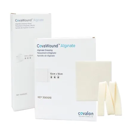 APÓSITO DE ALGINATO SIN PLATA  4 INX4 IN (10 CMX10CM) (COVALON)