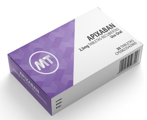 APIXABAN 2,5MG X 30 TABLETAS (MT)