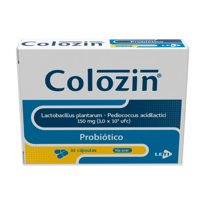 COLOZIN (LACTOBACILLUS PLANTARUM-PEDIOCOCCUS)150MG X 30 CAPSULAS (LETI)