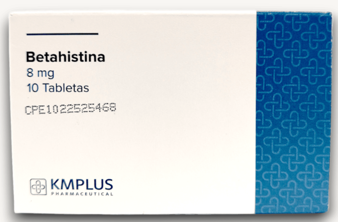 BETAHISTINA  8MG X 10 TABLETAS (KMPLUS)