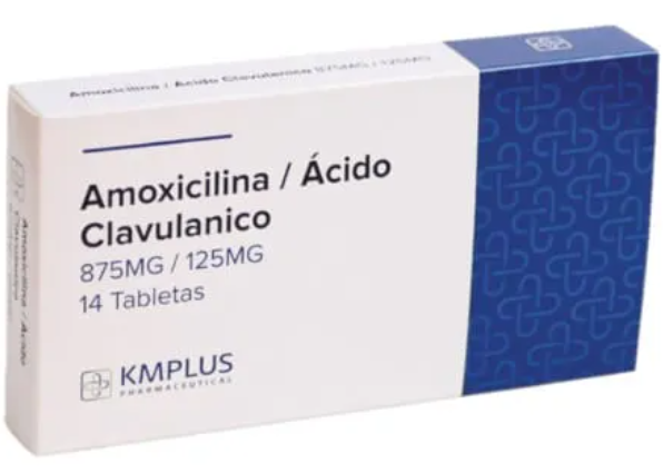 AMOXICILINA - ACIDO CLAVULANICO 875MG-125MG X 14 COMPRIMIDOS (KMPLUS)