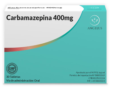 CARBAMAZEPINA  400MG X 30 TABLETAS (ANGELUS)
