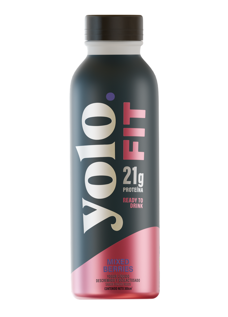 YOGUR GRIEGO LIQUIDO MIXD BERRIES X 300 ML (YOLO FIT)
