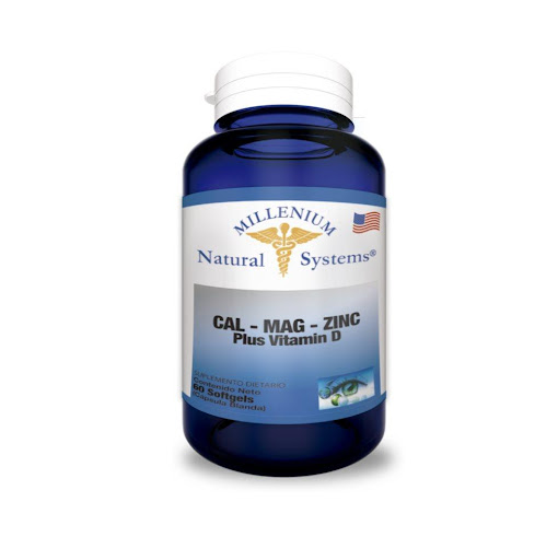 CAL+MAG+ZINC+VITAMIN D  X 60 CAPSULAS (NATURAL SYSTEMS)
