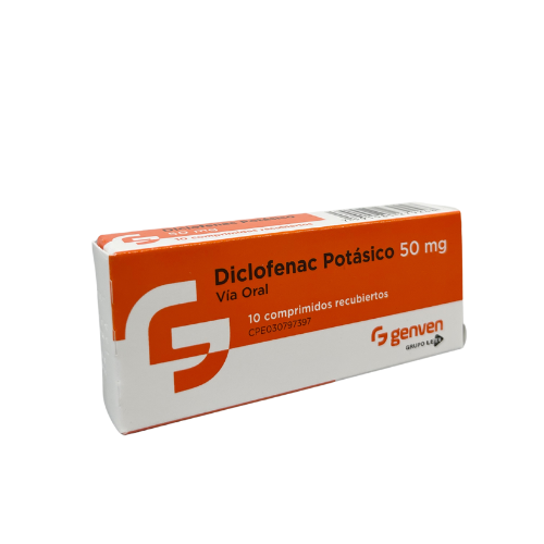 [7591585279248] DICLOFENAC POTASICO  50MG X 10 COMPRIMIDOS (GENVEN)
