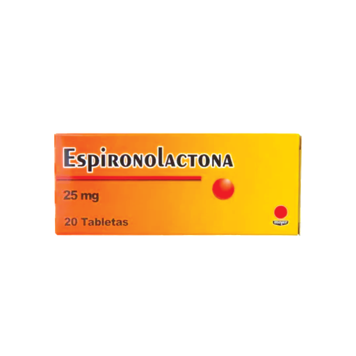 [7592601300984] ESPIRONOLACTONA  25MG X 20 TABLETAS (MEYER)