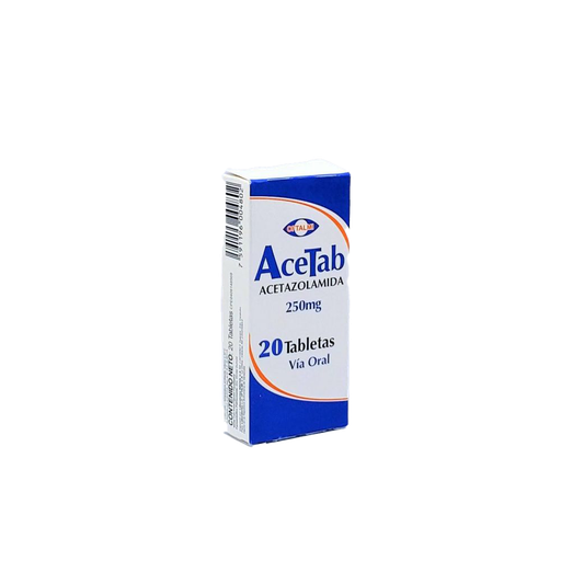 [7591196004802] ACETAB (ACETAZOLAMIDA) 250MG X 20 TABLETAS (OFTALMI)