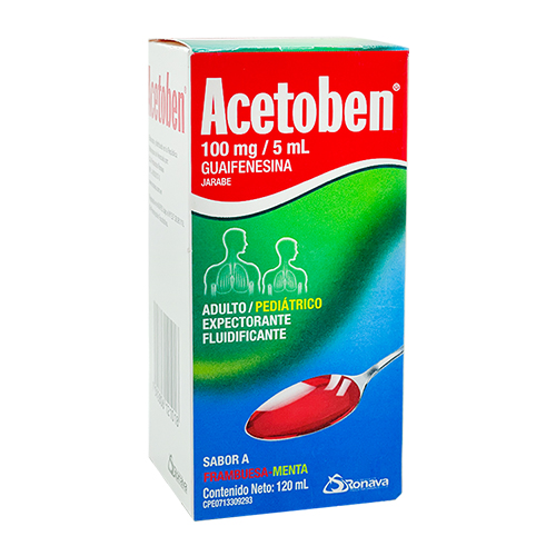 [7592806121018] ACETOBEN (GUAIFENESINA) 100MG/5ML X 120ML (RONAVA)