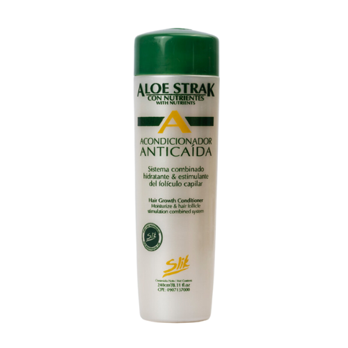 [7592943006339] ACONDICIONADOR ALOE STRAK ANTICAIDA 240ML (SLIK)