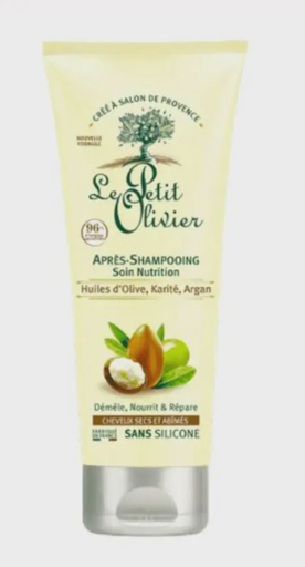 [3549620008395] ACONDICIONADOR NUTRITIVO CON ACEITE DE OLIVA, ARGÁN Y KARITÉ PARA CABELLO SECO X 200 ML (LE PETIT OLIVIER)