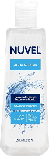 [7501082790443] AGUA MICELAR  ROSTRO Y OJOS X 235 ML (NUVEL)