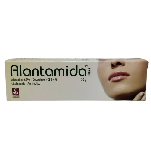 [7592601100645] ALANTAMIDA CREMA (ALANTOINA - DECUALINO) 0.5% - 0.4% X 20GR (MEYER)