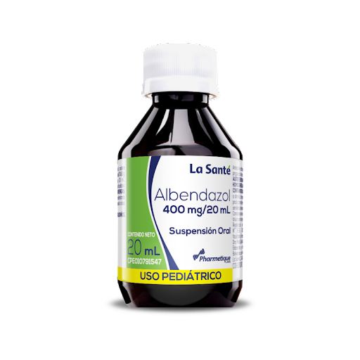 [7592454120364] ALBENDAZOL SUSPENSIÓN 400MG/20ML X 20ML (LA SANTE)