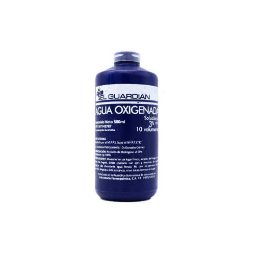 [7591956110231] AGUA OXIGENADA  3% X 500ML (FARMQUIMICA)