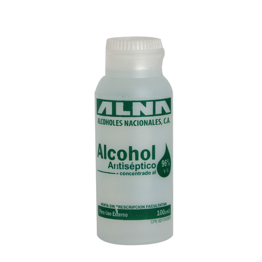 [7593255000305] ALCOHOL ANTISEPTICO 96% X 100CC (ALNA)
