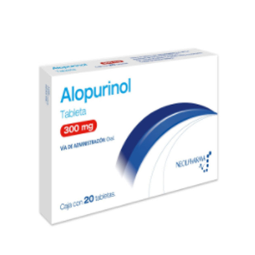 [7501384546809] ALOPURINOL 300MG X 20 TABLETAS (CR CCM)