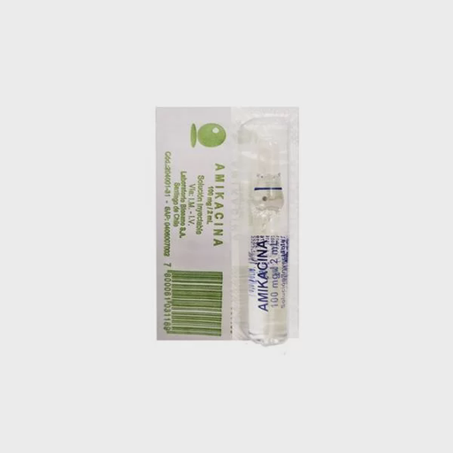 [AMIKA01] AMIKACINA 100MG/2ML X AMPOLLA IM/IV (BIOSANO)