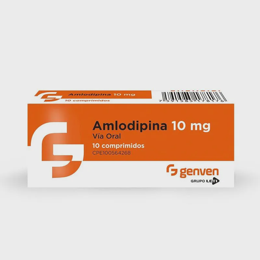 [7591585178176] AMLODIPINA 10MG X 10 COMPRIMIDOS (GENVEN)