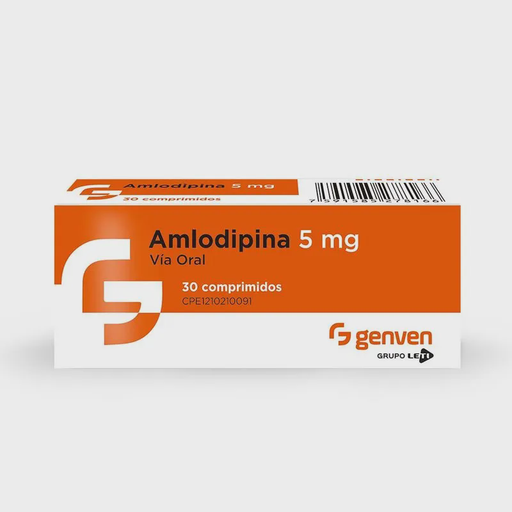 [7591585278166] AMLODIPINA 5MG X 30 COMPRIMIDOS (GENVEN)