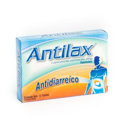 [7591821102095] ANTILAX (LOPERAMIDA CLORHIDRATO) 2MG X 10 TABLETAS (FARMA)