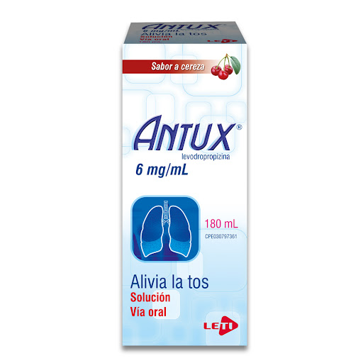 [7591585214706] ANTUX SOLUCION ORAL (LEVODROPROPIZINA) 0.6% X 180ML (LETI)