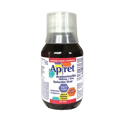 [7591196002785] APIRET SOLUCIÓN ORAL (ACETAMINOFEN) 180MG/5ML X 120ML (OFTALMI)
