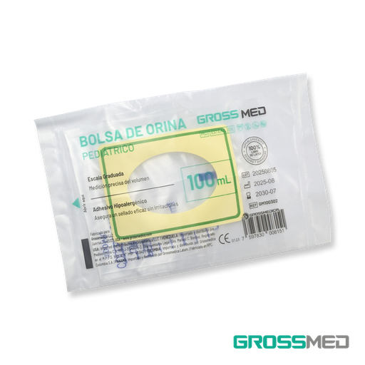 [7597830006287] BOLSA DE ORINA PEDIATRICA X 1 UNIDAD (GROSSMED)